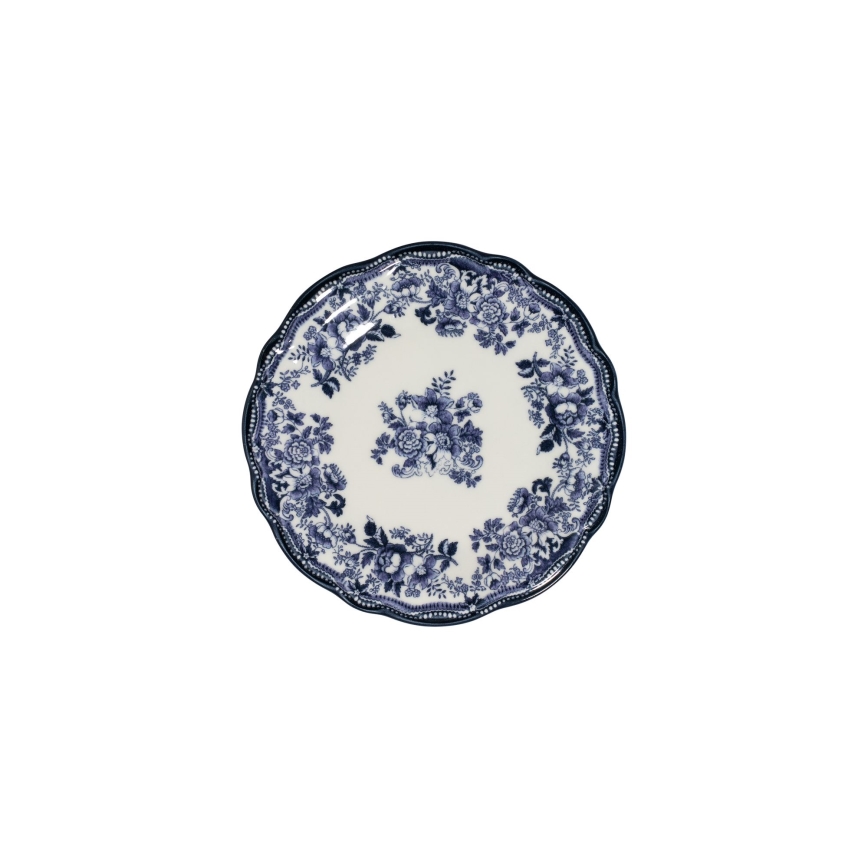 Servizio da tavola 24 pezzi bianco/blu/porcellana
