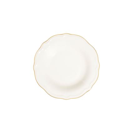 Servizio da tavola 24 pezzi bianco/oro/porcellana