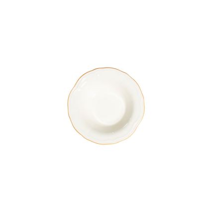 Servizio da tavola 24 pezzi bianco/oro/porcellana