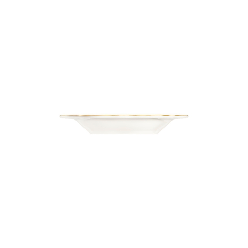 Servizio da tavola 24 pezzi bianco/oro/porcellana