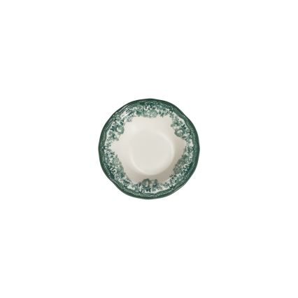 Servizio da tavola 24 pezzi bianco/verde/porcellana