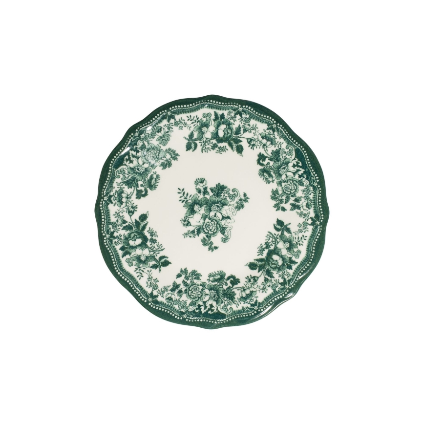 Servizio da tavola 24 pezzi bianco/verde/porcellana