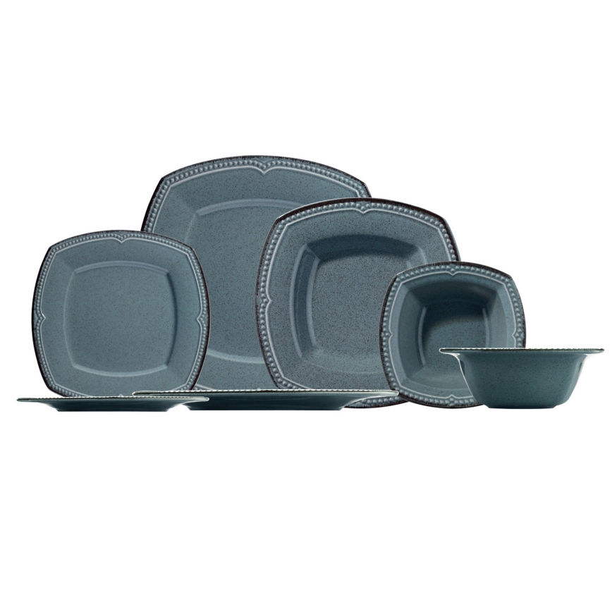 Servizio da tavola 24 pezzi, blu in porcellana