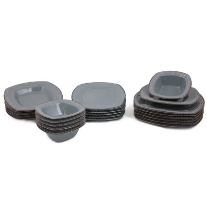 Servizio da tavola 24 pezzi, blu in porcellana