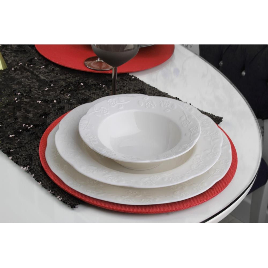 Servizio da tavola 24 pezzi crema/porcellana
