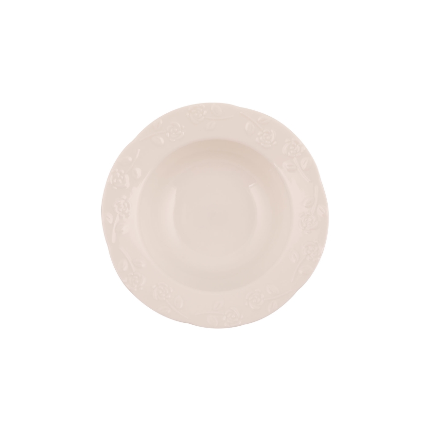Servizio da tavola 24 pezzi crema/porcellana