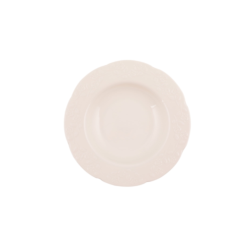 Servizio da tavola 24 pezzi crema/porcellana