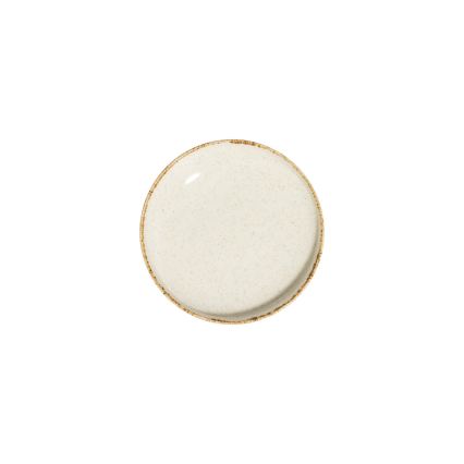 Servizio da tavola 24 pezzi in porcellana, bianco/beige