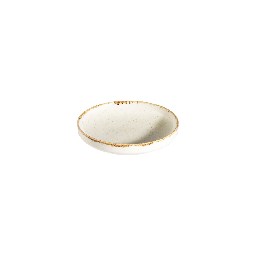 Servizio da tavola 24 pezzi in porcellana, bianco/beige