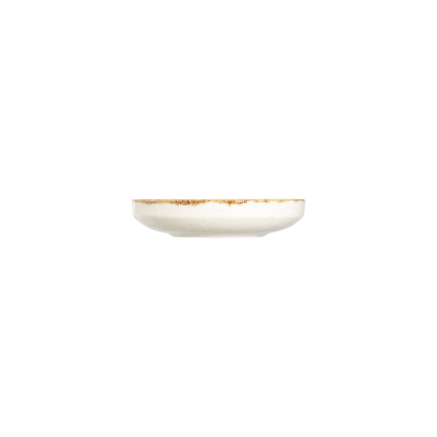 Servizio da tavola 24 pezzi in porcellana, bianco/beige
