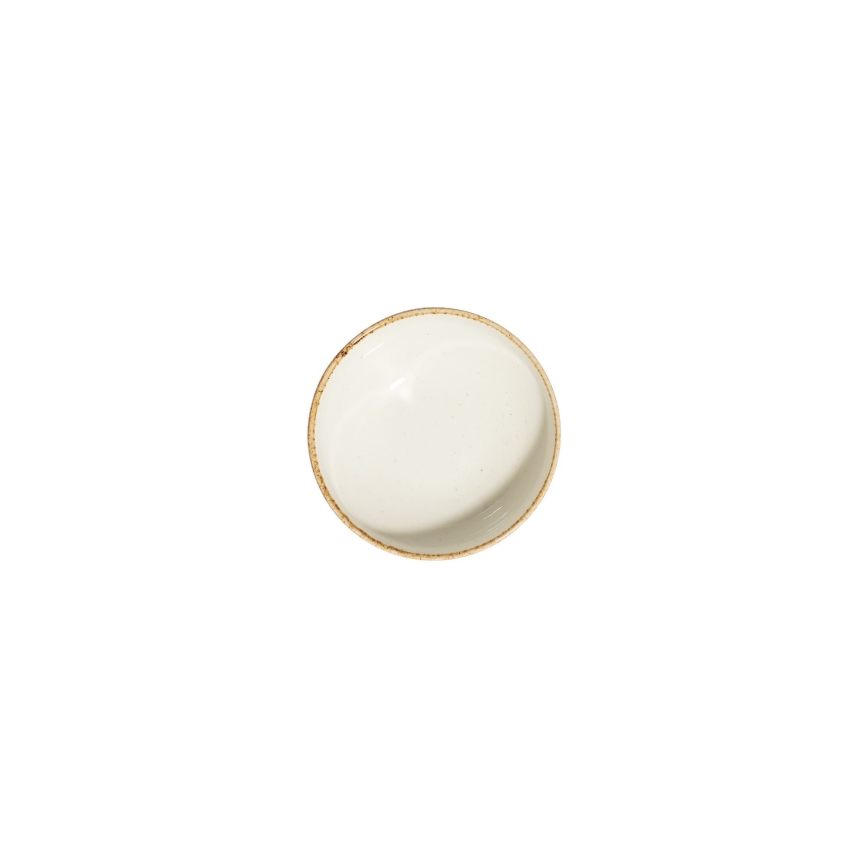 Servizio da tavola 24 pezzi in porcellana, bianco/beige
