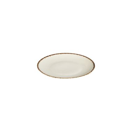 Servizio da tavola 24 pezzi in porcellana, bianco/beige