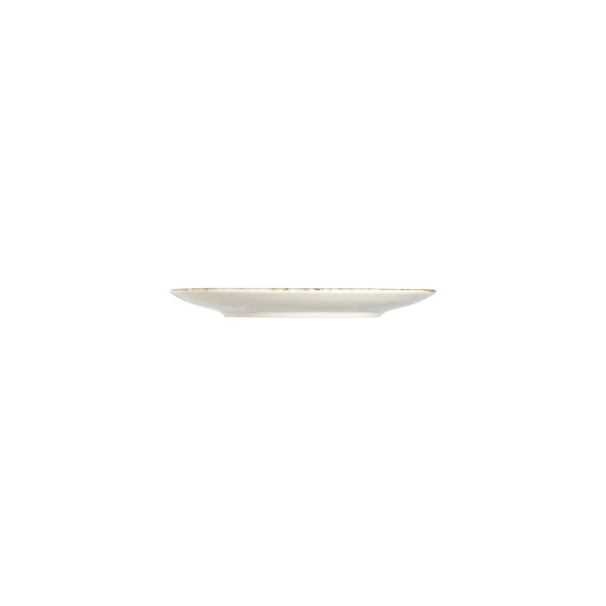 Servizio da tavola 24 pezzi in porcellana, bianco/beige