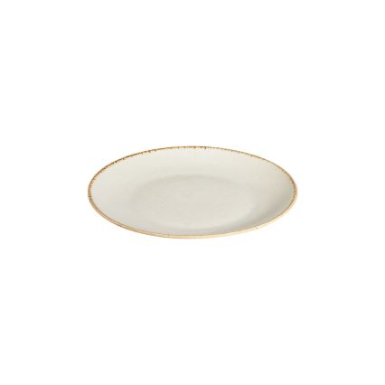Servizio da tavola 24 pezzi in porcellana, bianco/beige
