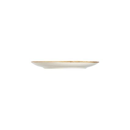 Servizio da tavola 24 pezzi in porcellana, bianco/beige