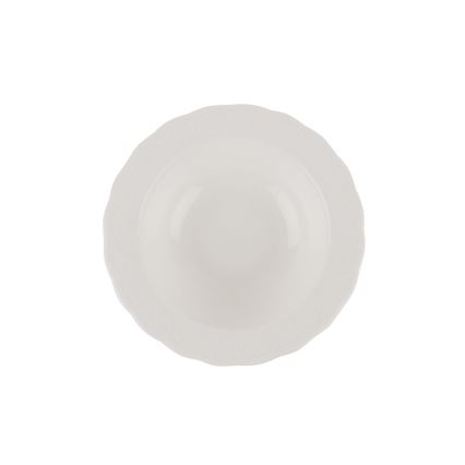 Servizio da tavola 24 pezzi in porcellana, bianco