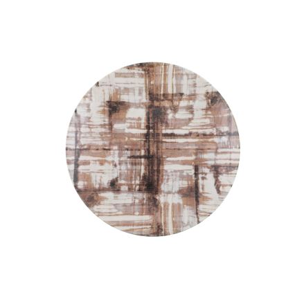 Servizio da tavola 24 pezzi marrone/bianco/porcellana