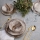 Servizio da tavola 24 pezzi marrone/ceramica