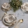 Servizio da tavola 24 pezzi, marrone/ceramica