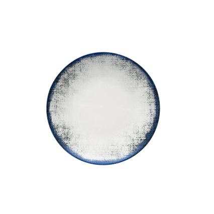 Servizio da tavola 24 pezzi, porcellana, bianco/blu