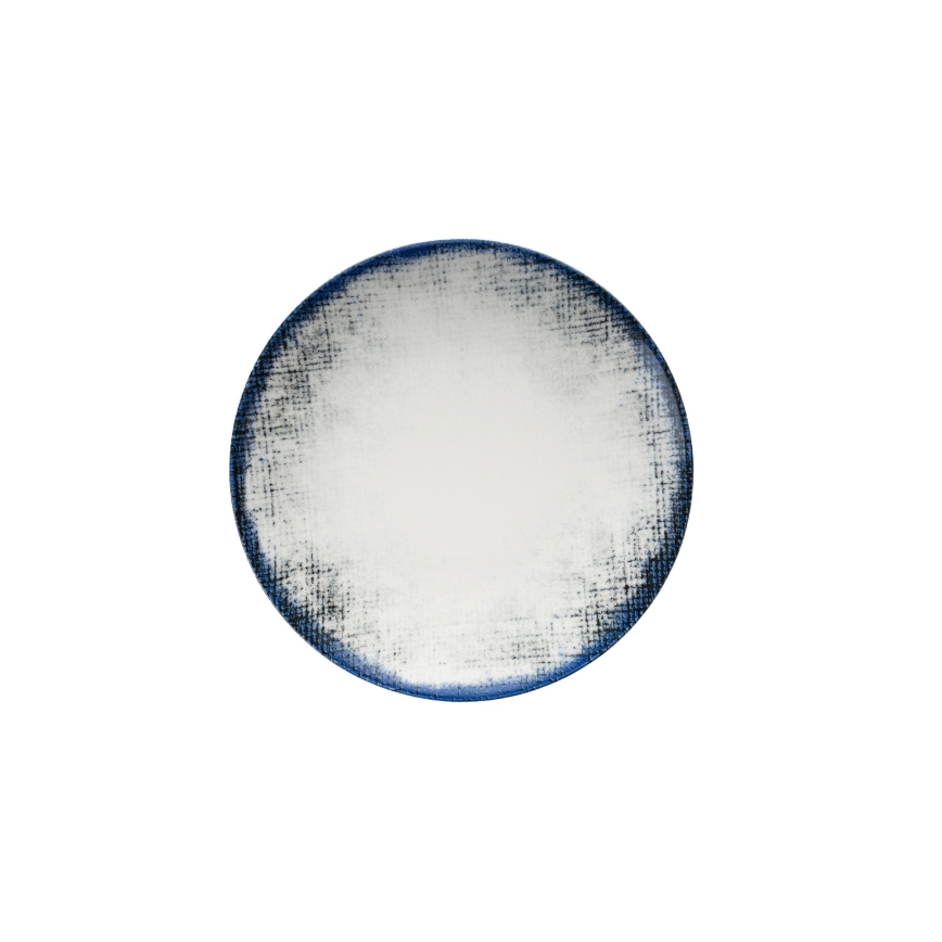 Servizio da tavola 24 pezzi, porcellana, bianco/blu