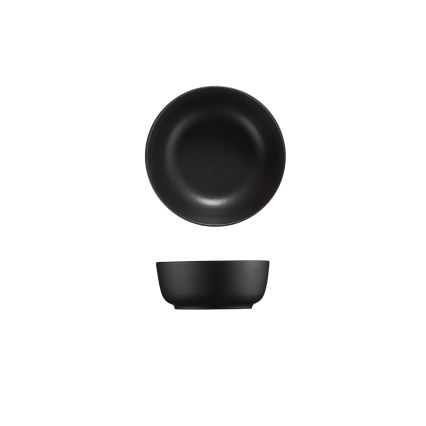 Servizio da tavola 24 pezzi, porcellana nera