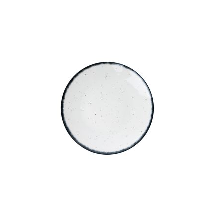 Servizio da tavola in porcellana, 24 pezzi, bianco/nero