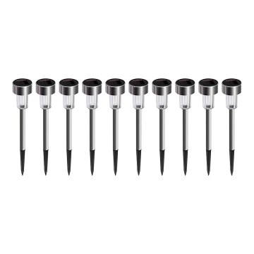 SET 10x Lampada solare LED LED/0,06W/1,2V 6000K IP44 40 mAh