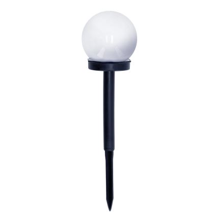 SET 10x Lampada solare LED LED/0,12W/1,2V 6500K IP44 nero/bianco