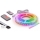 Set 1x striscia LED RGBW dimmerabile NEO LITE MUSIC LED/24W/230V 5 m IP65 Wi-Fi Tuya + 5x profili da incasso da 1 m nero/bianco + telecomando