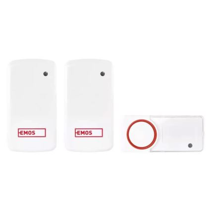 SET 2x Campanello con presa wireless 230V IP44