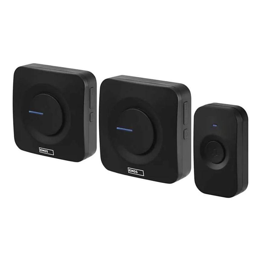 SET 2x Campanello wireless a batteria 3xAAA + 1xA23 IP56