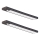 Set 2x illuminazione ricaricabile a LED per mobili con sensore di movimento e sensore crepuscolare VIRO LED/1,2W/3,7V 800 mAh 3000/4000/6500K 30 cm nero