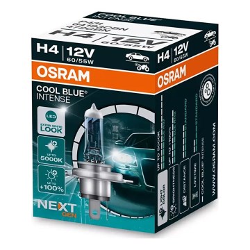 SET 2x Lampadina Auto COOL BLUE H4 P43t/60/55W/12V 5000K - Osram