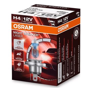 SET 2x Lampadina Auto NIGHT BREAKER H4 P43t/60/55W/12V 3900K - Osram