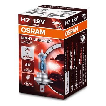 SET 2x Lampadina Auto NIGHT BREAKER H7 PX26d/55W/12V - Osram
