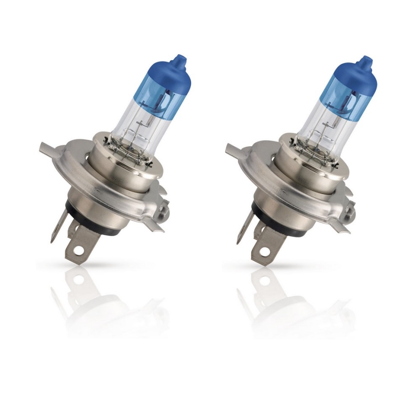 SET 2x Lampadina Auto Philips COLOR VISION 12342CVPBS2 H4 P43t-38/55W/12V