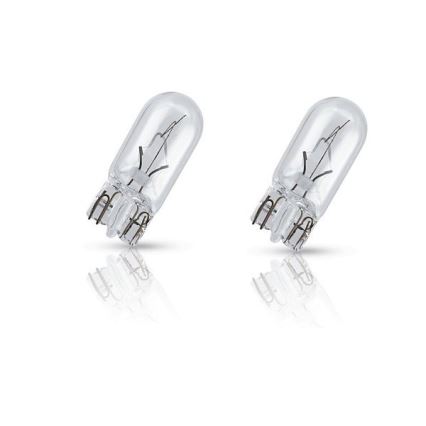 SET 2x Lampadina Auto Philips VISION 12256B2 W2,1x9,5d/3W/12V