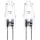 SET 2x Lampadina industriale G4/10W/12V 2700K - Aigostar