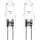 SET 2x Lampadina industriale G4/10W/12V 2700K - Aigostar
