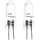 SET 2x Lampadina industriale G4/20W/12V 2700K - Aigostar