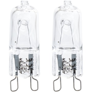 SET 2x Lampadina industriale G9/25W/230V 2700K - Aigostar
