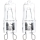 SET 2x Lampadina industriale G9/40W/230V 2700K - Aigostar