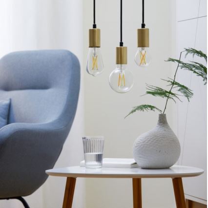 SET 2x Lampadina LED Dimmerabile FILAMENTO VINTAGE A60 E27/6,7W/230V 2700-6500K CRI 90 Wi-Fi - WiZ