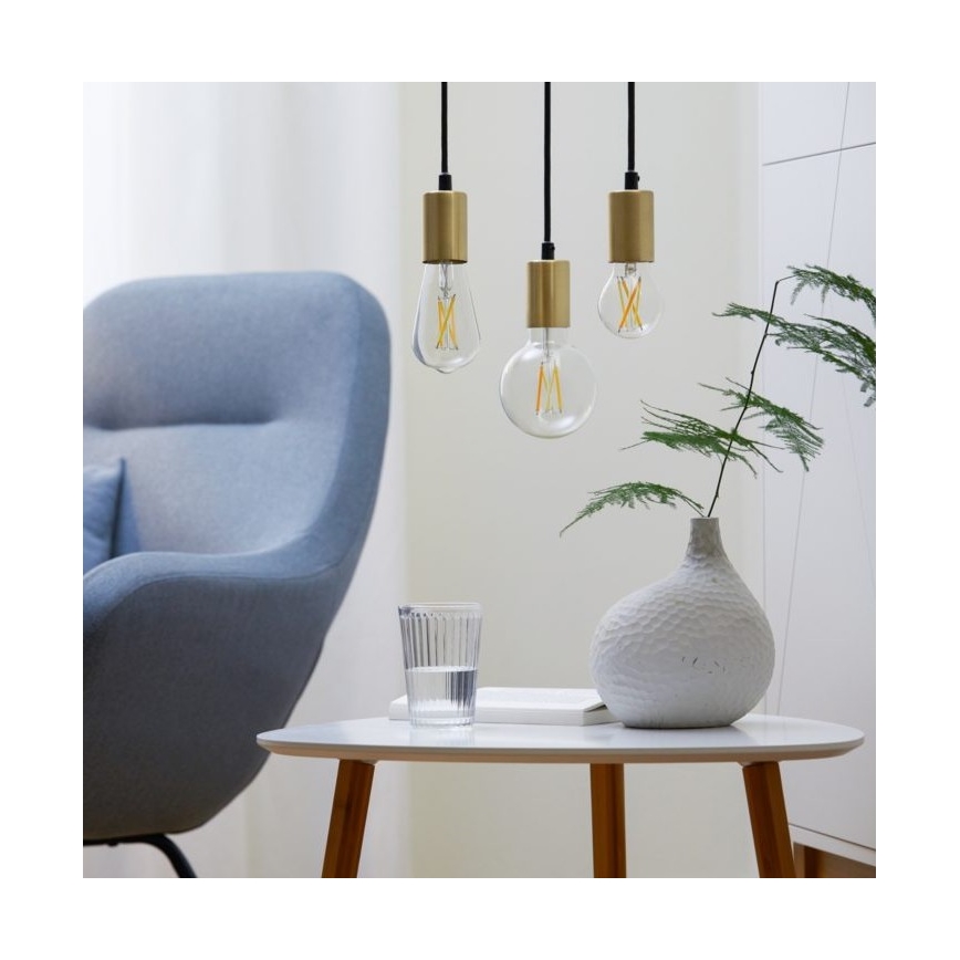 SET 2x Lampadina LED Dimmerabile FILAMENTO VINTAGE A60 E27/6,7W/230V 2700-6500K CRI 90 Wi-Fi - WiZ