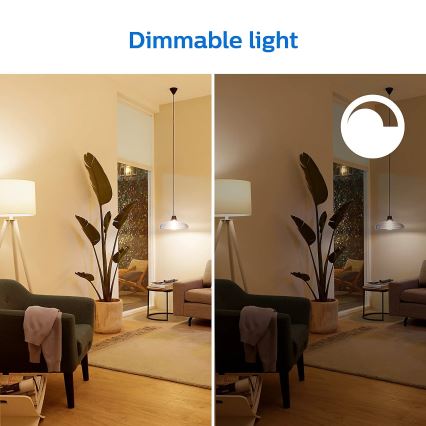 SET 2x Lampadina LED dimmerabile Philips A60 E27/8W/230V Wi-Fi