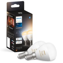 SET 2x Lampadina LED dimmerabile Philips Hue WHITE AMBIANCE P45 E14/5,1W/230V 2200-6500K