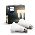 SET 2x Lampadina LED dimmerabile Philips Hue WHITE E27/9W/230V 2700K