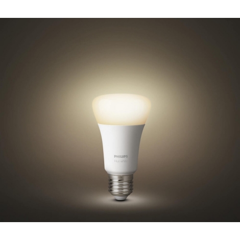 Philips Hue White Lampadine Smart LED, Bluetooh, Controllo Vocale  Dimmerabile, E27, Luce Bianca Calda, 2 Pezzi, : : Illuminazione