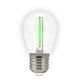 SET 2x Lampadina LED PARTY E27/0,3W/36V verde